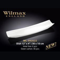 Блюдо прямоугольное Wilmax 30х10 см WL-992622 / A