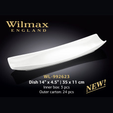 Блюдо прямокутна Wilmax 35х11 см WL-992623/A
