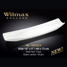 Блюдо прямокутна Wilmax 40х13 см WL-992624/A