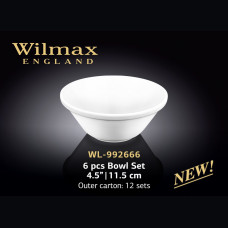 Набор салатников Wilmax Color 11,5см 6пр WL-992666