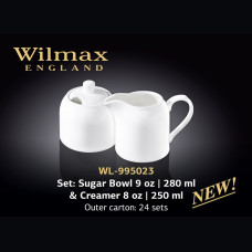 Набір цукорниця+молочник Wilmax Color 2 пр. WL-995023