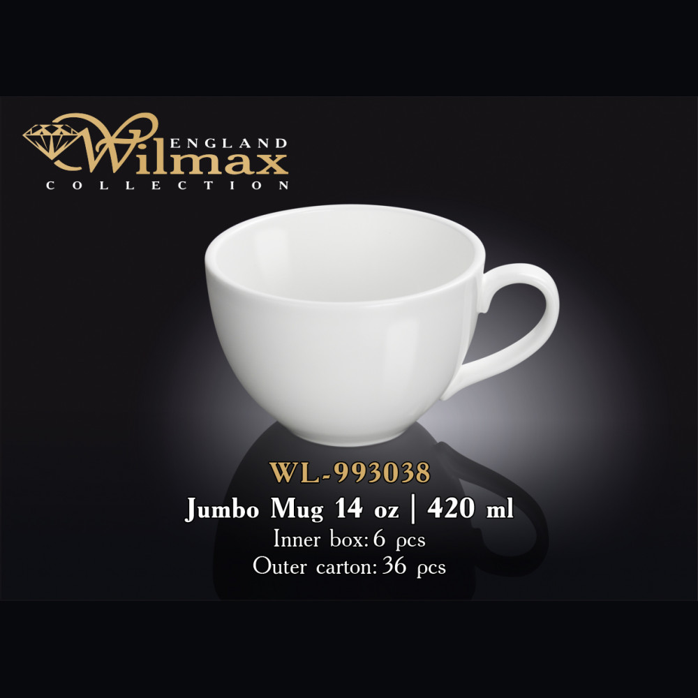 Кухоль Джамбо Wilmax 420 мл WL-993038 / A