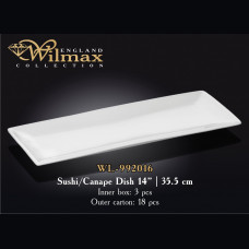 Блюдо для суши/канапе Wilmax  35,5 см WL-992016 / A