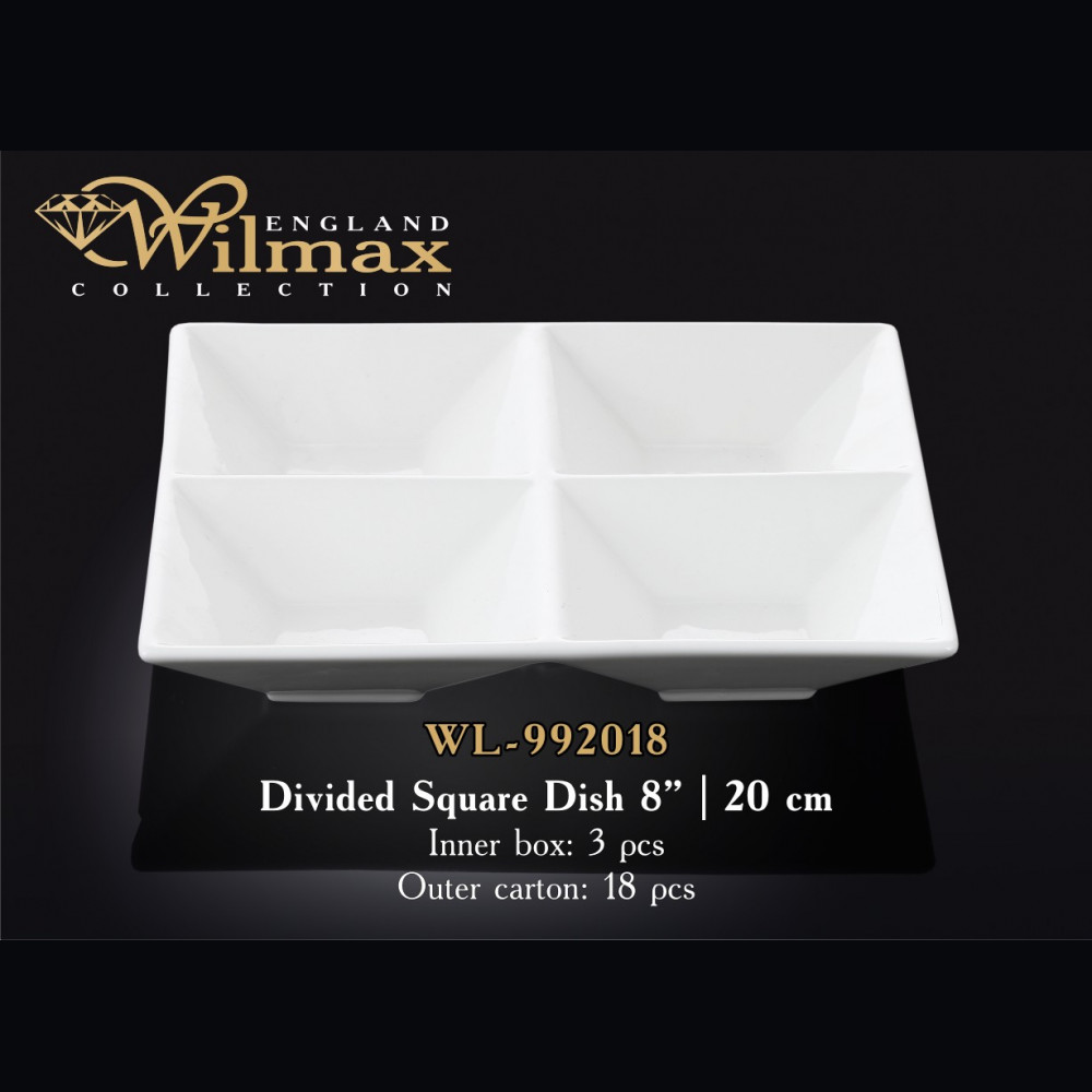 Менажниця квадратна Wilmax 20 см WL-992018 / A