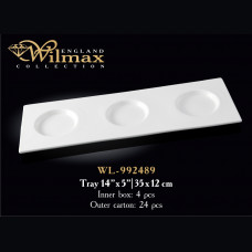 Поднос Wilmax 35х12 см