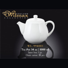 Чайник заварочный Wilmax 1000 мл WL-994003 / A