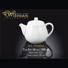 Чайник заварювальний Wilmax Color 700 мл WL-994004 / 1C