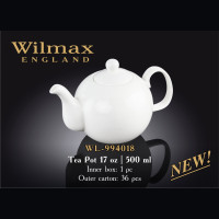 Чайник заварювальний Wilmax Color 500 мл WL-994018 / 1C