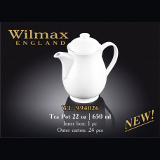 Чайник заварювальний Wilmax Color 650 мл WL-994026