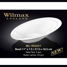 Салатник Wilmax 27,5×18,5 см WL-992657/A