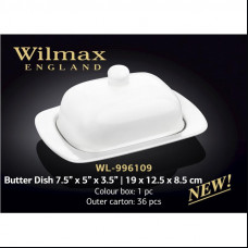 Масленка Wilmax Color 19х12,5х8,5 см WL-996109 / 1C