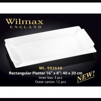 Блюдо прямокутна Wilmax 40х20 см WL-992648 / A