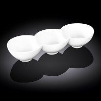 Менажница 3-х секционная Wilmax 26х9,5x5 см WL-992601 / A