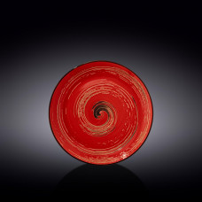 Тарілка десертна Wilmax SPIRAL RED 20,5 см WL-669212/A