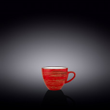 Чашка кавова Wilmax SPIRAL RED 75 мл WL-669233/A