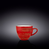 Чашка чайная Wilmax SPIRAL RED 300 мл WL-669236 / A