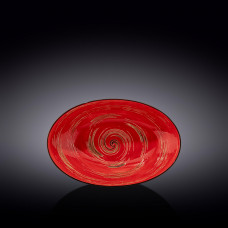 Блюдо овальне глибоке Wilmax SPIRAL RED 25х16, 5х6 см WL-669240/A