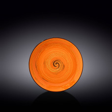 Тарілка десертна Wilmax SPIRAL ORANGE 18 см WL-669311/A