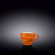 Чашка кавова Wilmax SPIRAL ORANGE 110 мл WL-669334/A