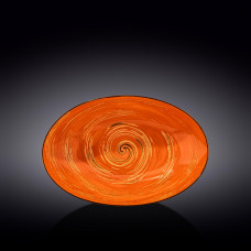 Блюдо овальне глибоке Wilmax SPIRAL ORANGE 30х19, 5х7 см WL-669341/A