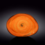 Блюдо камень Wilmax SPIRAL ORANGE 33х24,5 см WL-669342 / A