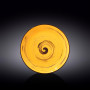 Тарелка обеденная Wilmax SPIRAL YELLOW 23 см WL-669413 / A