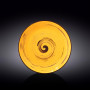 Тарелка обеденная Wilmax SPIRAL YELLOW 25,5 см WL-669414 / A