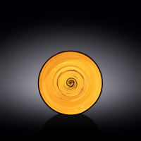 Блюдце универсальное Wilmax SPIRAL YELLOW 16 см WL-669439 / B