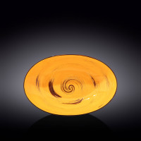 Блюдо овальне глибоке Wilmax SPIRAL YELLOW 30х19, 5х7 см WL-669441/A