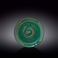 Тарелка десертная Wilmax SPIRAL GREEN 20,5 см WL-669512 / A