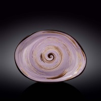 Блюдо камінь Wilmax SPIRAL LAVENDER 33х24,5 см WL-669742/A