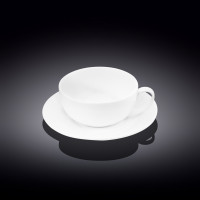 Чашка чайна&блюдце Wilmax 180 мл WL-993232 / AB