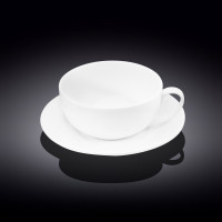 Чашка чайна&блюдце Wilmax 250 мл WL-993233 / AB