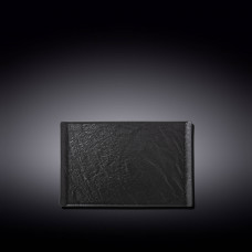 Тарелка прямоугольная WILMAX SLATESTONE BLACK 19,5х14,5см WL-661108 / A