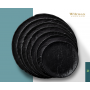 Тарілка кругла WILMAX SLATESTONE BLACK 23см WL-661125/A